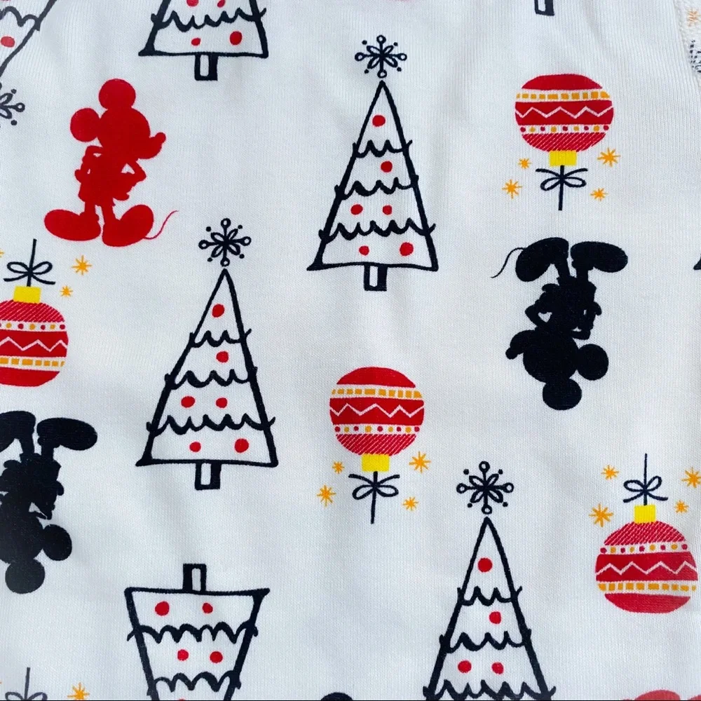 NWT Hanna Andersson Mickey Folk Tree long johns